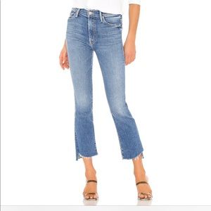 MOTHER The Insider Crop Step Fray in Hey Sun 28